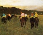 Race Horses at Longchamp 1874